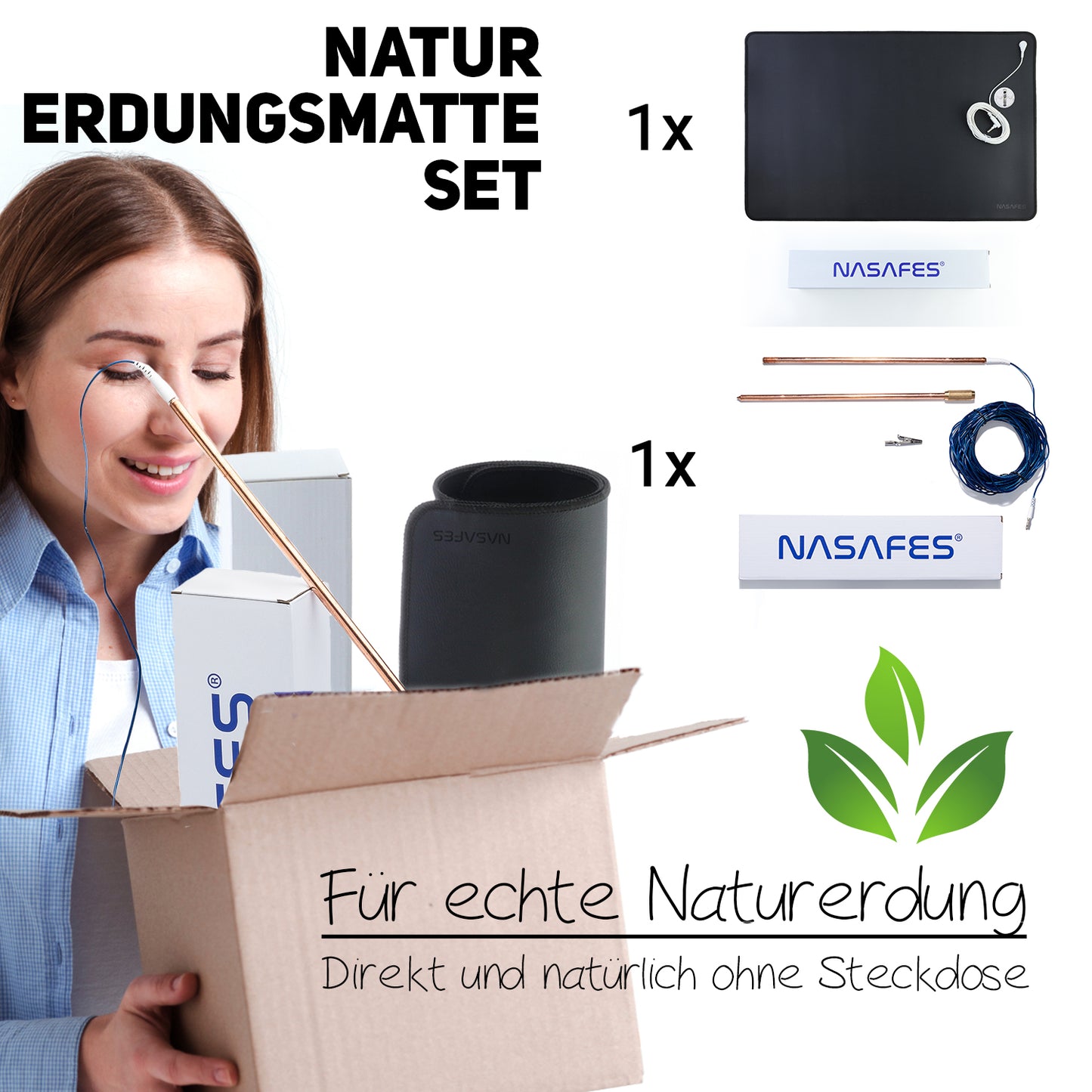 Naturerdung Erdungsmatte ohne Steckdose