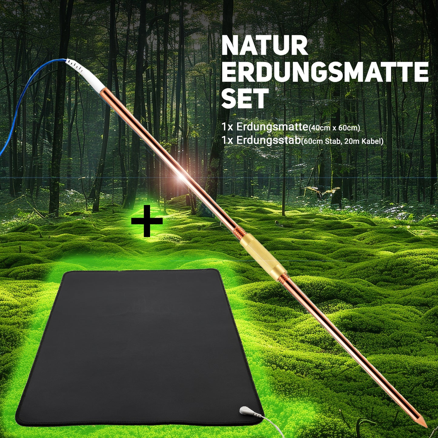 Erdungsmatte Set mit Erdungsstab