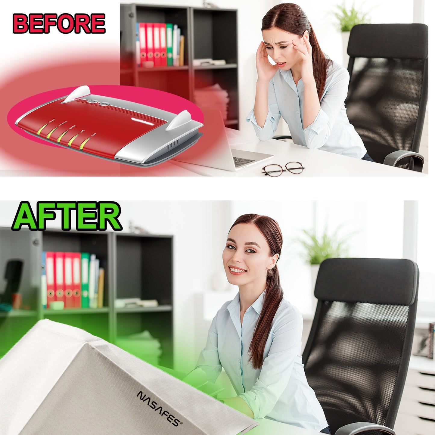 Abschirmgewebe Groß 108x92 cm Leitfähiges Gewebe, Faraday Gewebe